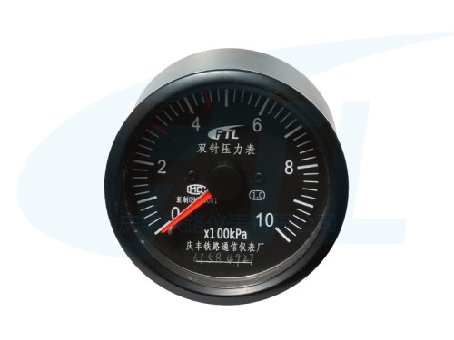 YTS-80Z Double Needle Pressure gauge (pointer light)