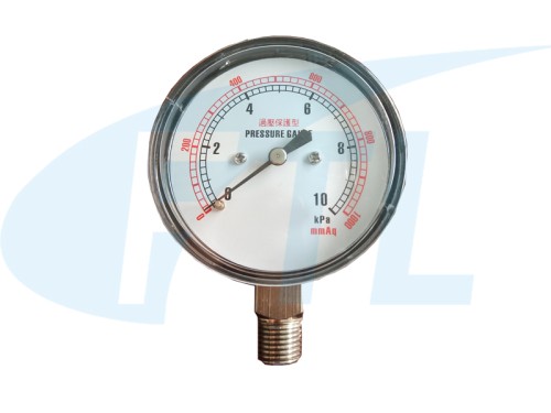 YE65 Diaphragm pressure gauge - Front cover type