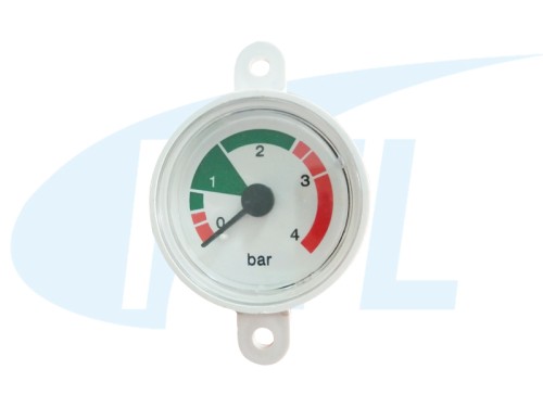 BY40T wall mounted furnace pressure gauge